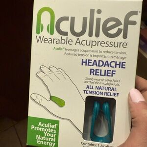 Wearable Acupressure Headache Relief - Teal